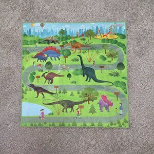 Mego Dinosaur Kids Educational Play & Activity Rug, 36"x36" - Imaginative Play